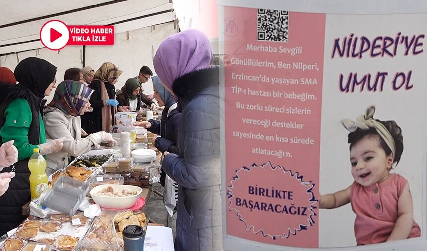 MHP Kadın Kollarından SMA Hastası Nilperi Bebek İçin Kermes Düzenlendi