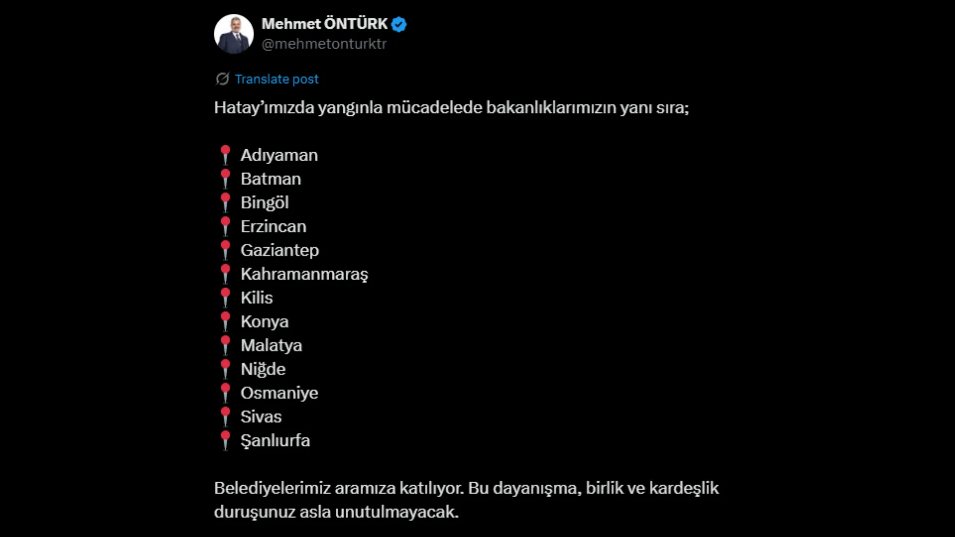 Teşekkür Foto
