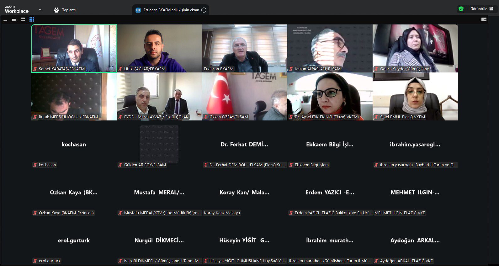 Bahçe Kültürleri Toplantı 1