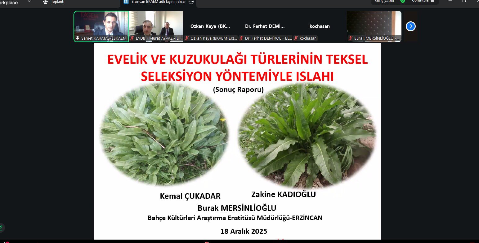 Bahçe Kültürleri Toplantı 3