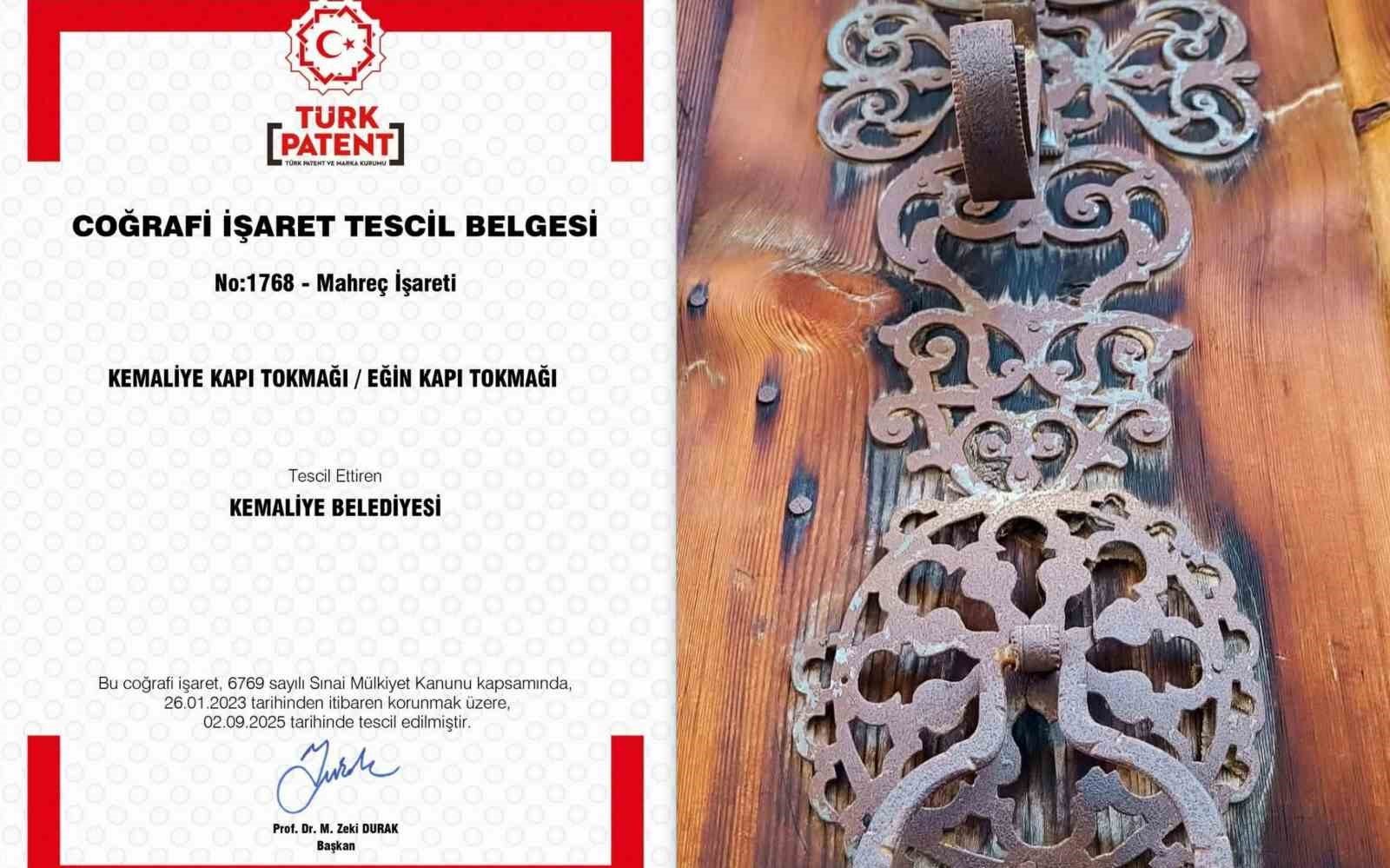 Kemaliye'nin el sanatı ve yöresel lezzeti artık tescilli