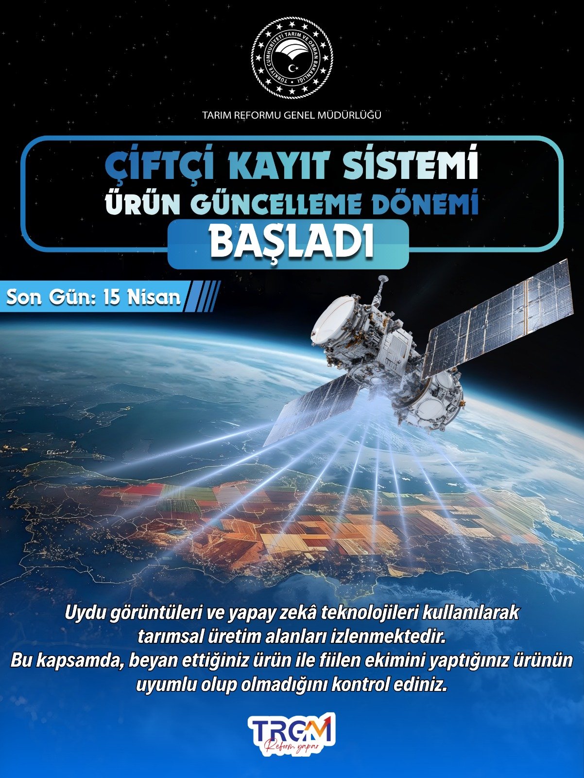 Çi̇ftçi̇ Kayit Si̇stemi̇ Ürün Güncelleme 1