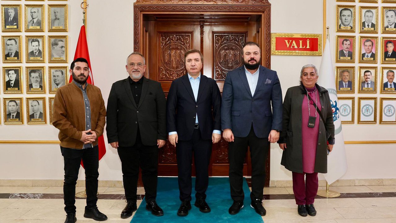 Erzincan Valisi Aydoğdu’ya Ajans Erzincan’dan Ziyaret