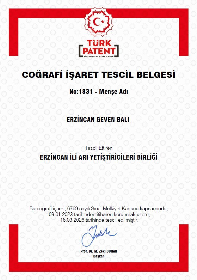 Geven Bali Coğrafi̇ Tesci̇l Belgesi̇ 1