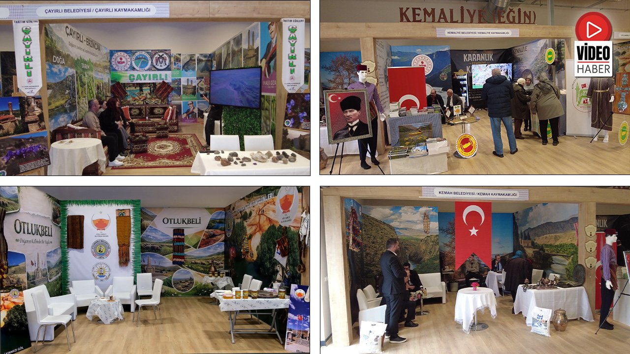 Erzincan Tanıtım Günleri’nde İlçe Stantlarına Yoğun İlgi