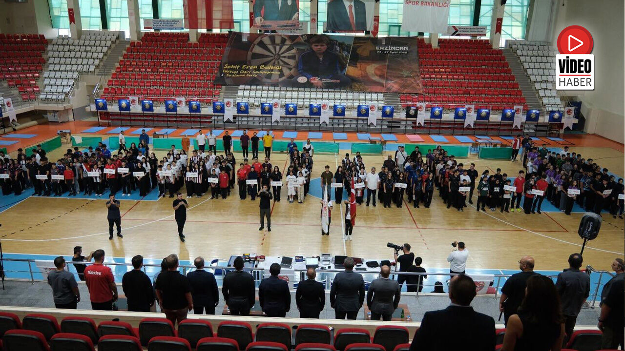Erzincan’da Şehit Eren Bülbül Türkiye Dart Şampiyonası Heyecanı Başladı