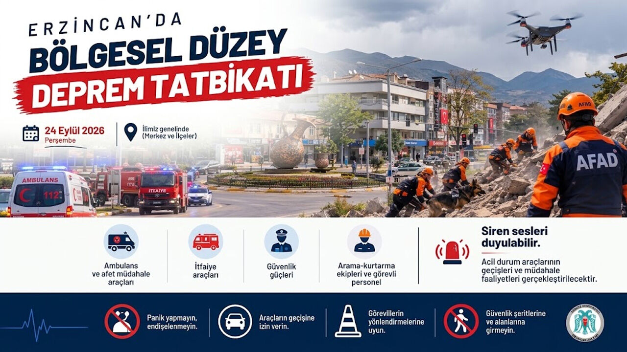 Geniş Kapsamlı Deprem ve Afet Tatbikatı Düzenlenecek