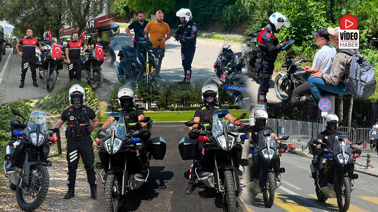 Erzincan’ın Huzuru İçin Motosikletli Jandarma Timleri Sahada