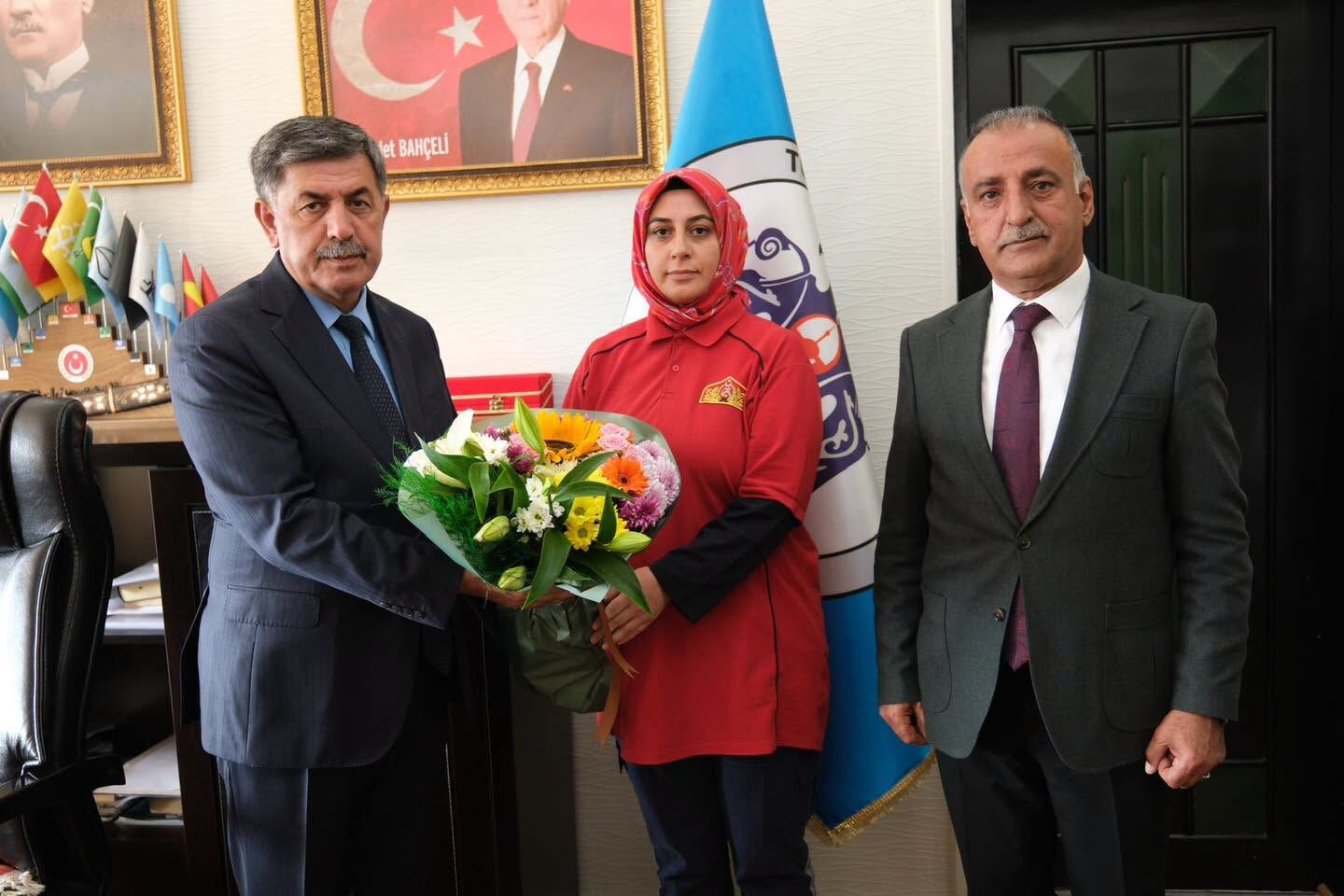 İtfai̇ye Başkan Aksun Zi̇yaret 1