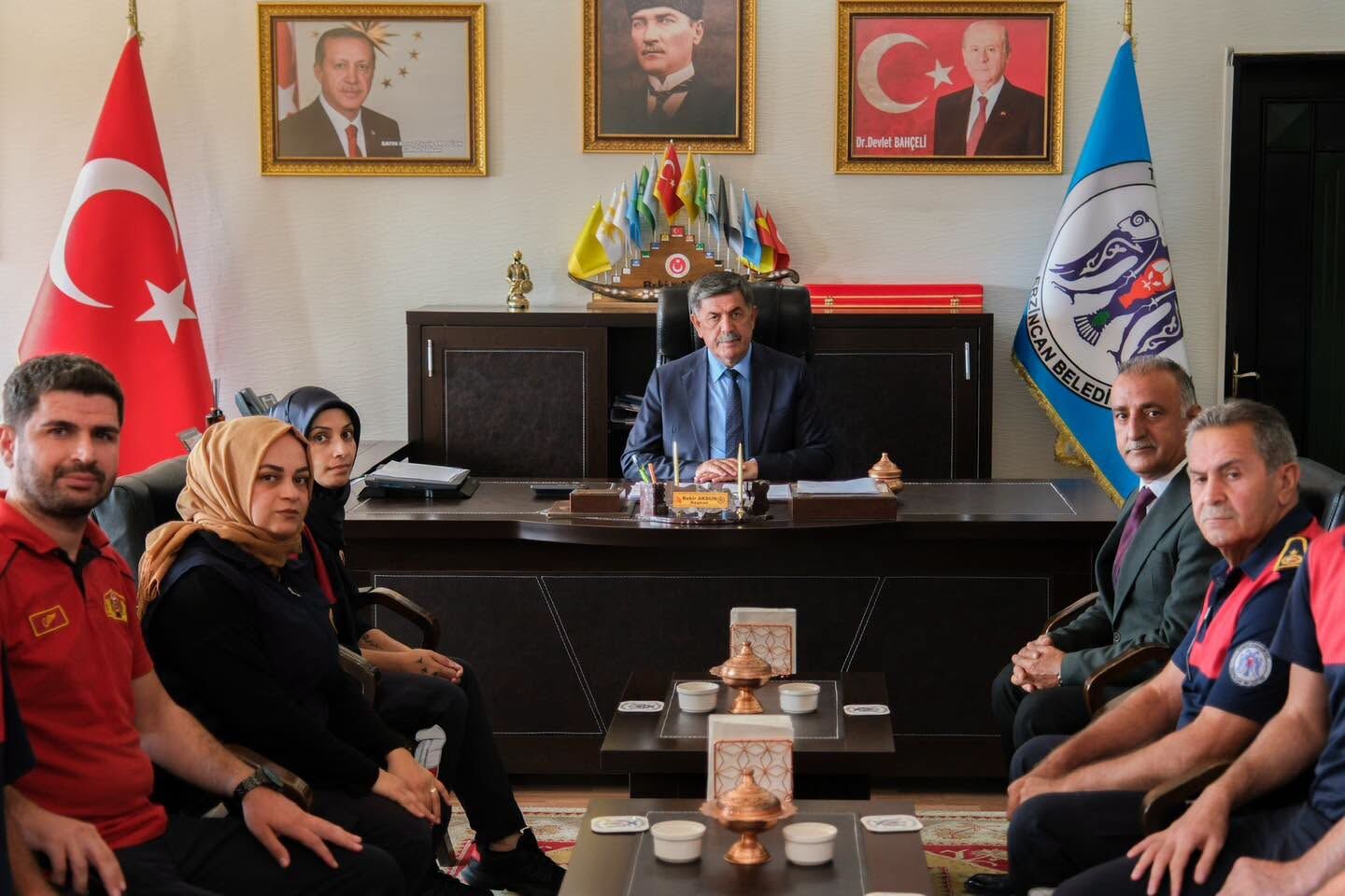 İtfai̇ye Başkan Aksun Zi̇yaret 2