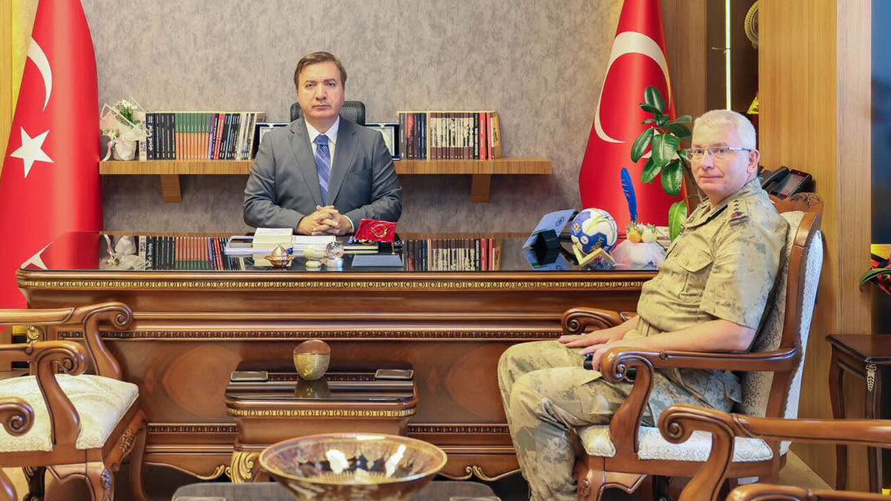 Vali Aydoğdu, İl Jandarma Komutanı Altundarak’ı Kabul Etti