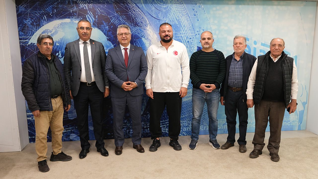 CHP Erzincan Heyeti Ajans Erzincan’ı Ziyaret Etti