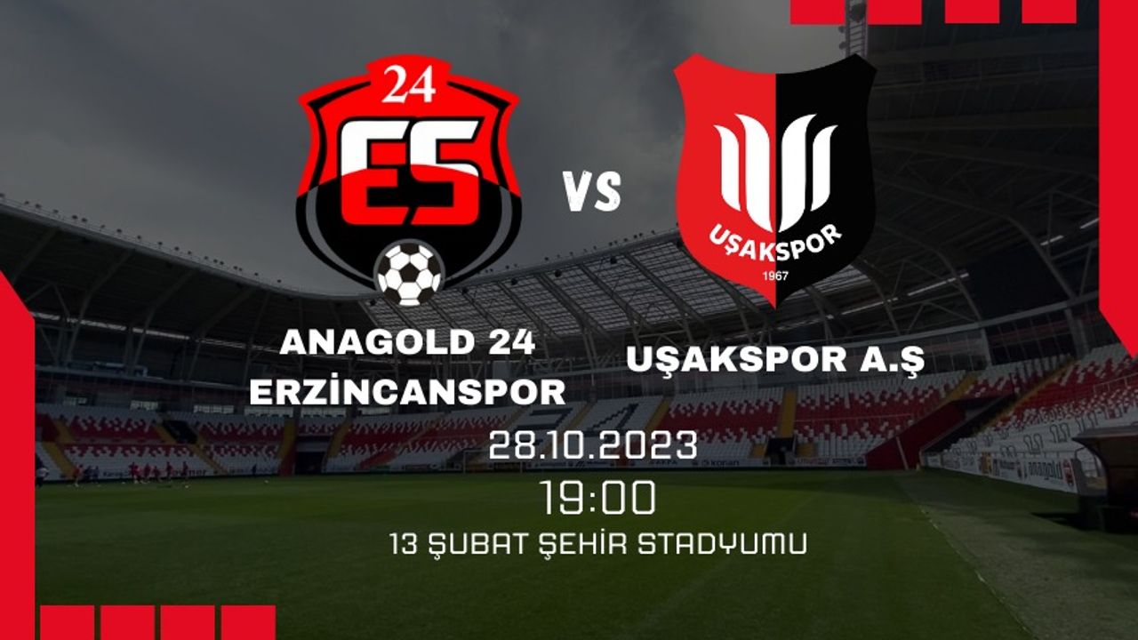 Erzincanspor Uşakspor Maçı Saat 19’da Oynanacak
