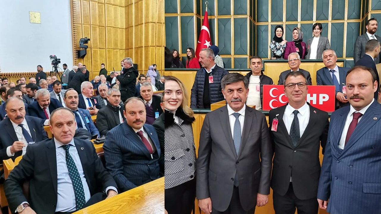 Erzincan Heyeti MHP Grup Toplantısına Katıldı