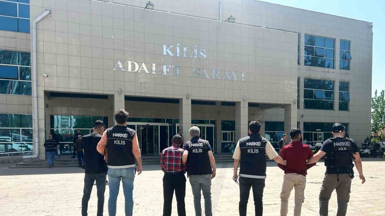 Kilis’te uyuşturucu operasyonu:3 şüpheli tutuklandı