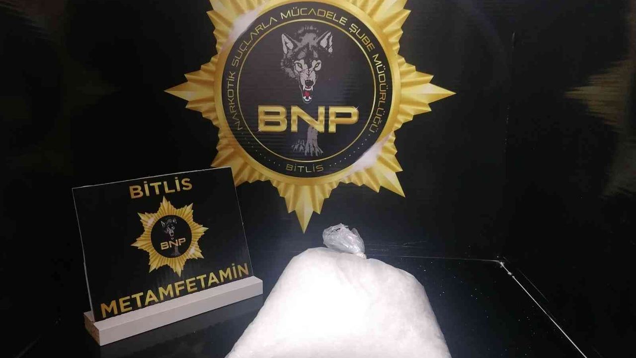 Bitlis’te metamfetamin ele geçirildi