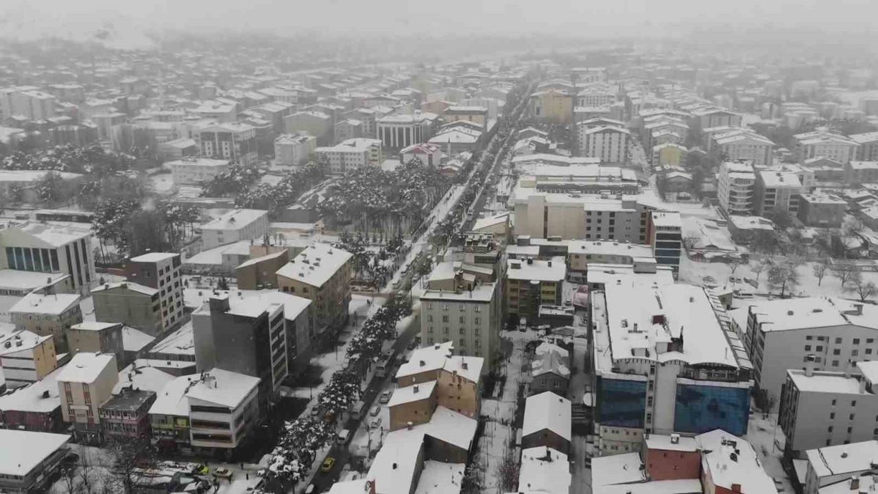 Bitlis’te kartpostallık kar görüntüleri