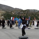 Erzincanlı Kadınlar Ergan Dağı’nda Step Aerobikle Buluştu