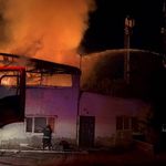 Erzincan’da Mobilya İmalathanesi Alev Alev Yandı