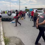 Yeni Sanayi Girişinde Feci Kaza; 2 Yaralı