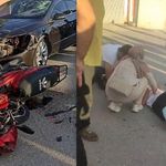 Erzincan’da Otomobil İle Motosiklet Çarpıştı: 2 Genç Yaralandı