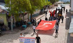 Tercan’da Gençlik Yürüyüşü yapıldı