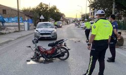 Otomobil İle Motosiklet Çarpıştı; 1 Ağır Yaralı