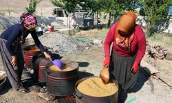 Erzincan’da Buğday  Kazanları Kaynamaya Başladı