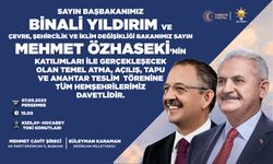 Bakan Özhaseki Yarın Erzincan’a Geliyor