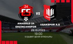 Erzincanspor Uşakspor Maçı Saat 19’da Oynanacak
