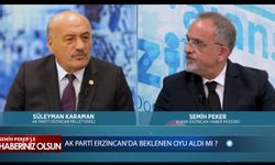 AK Parti Erzincan Milletvekili Süleyman Karaman Konuğumuz Oldu.