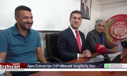 Ajans Erzincan’dan CHP Milletvekili Sarıgül’e Üç Soru