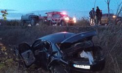 Kontrolden çıkan araç şarampole devrildi: 1 yaralı