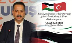 Ak Parti İl Başkanı Şireci'den İsrail Ürünlerine Boykot Çağrısı