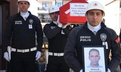 Erzincanlı polis memuru son yolculuğuna uğurlandı