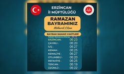 Erzincan’da Bayram Namazı 06.23’te Kılınacak