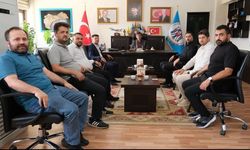 Erzincanspor Yönetiminden Başkan Aksun’a Ziyaret