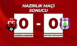 Hazırlık Maçı; Erzincanspor-0    Artvin Hopaspor-0