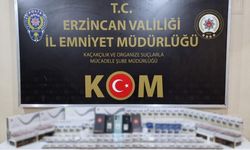 Erzincan’da 60 Bin TL Değerinde Kaçak Telefon ve Sigara Ele Geçirildi