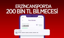 Erzincansporda 200 Bin TL Bilmecesi