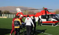 1 Yaşındaki Minik Seyit Ali Ambulans Helikopterle Sevk Edildi