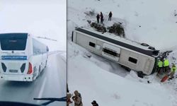 Kaza yapan otobüsün kaza yapmadan saniyeler öncesi görüntüsü ortaya çıktı