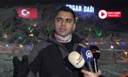 Ergan Dağında Gece Kayağı Coşkusu