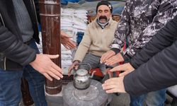 Dondurucu Soğuklar Pazar Esnafına Soba Kurdurdu