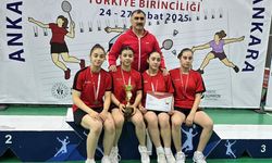 Liseler Badminton Türkiye Şampiyonasından Kupalarla Döndüler