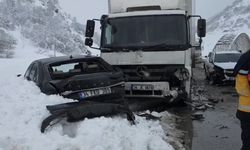 Sansa Deresinde Zincirleme Trafik Kazası