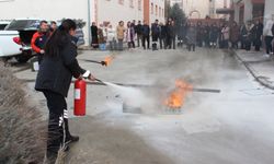 Erzincan Öğrenci Yurdu’nda Afet Farkındalık ve Yangın Eğitimi Düzenlendi