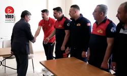 Başkan Aksun İtfaiye Personeline Teşekkür Etti