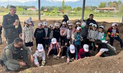 Öğrencilere Fidan Yetiştirme Eğitimi Verildi
