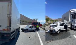 Erzincan Refahiye Karayolunda Kaza; 2 Yaralı